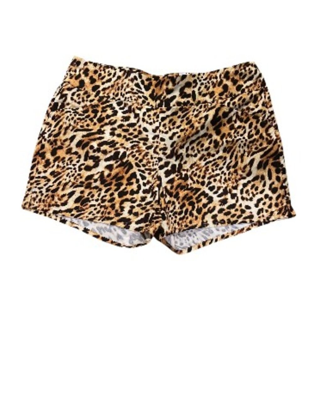 I.N.C Curvy High Rise Cheetah Print Silky Shorts